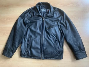 Chaqueta de cuero vintage Schott US 135 681 Highwayman Aero Biker Cuero Café Racer - Imagen 1 de 14