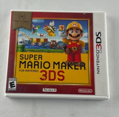 Super Mario Maker для Nintendo 3DS (2016) — только чехол и карта (электронное руководство) - Изображение 1 из 3