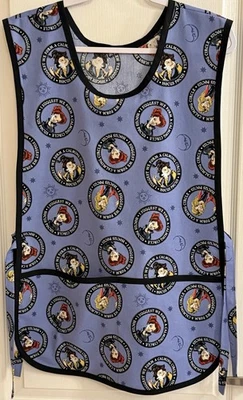 Fall Hocus Pocus Halloween Luna Estrellas Personajes de Película Negro Blanco Azul Foto 1 de 3