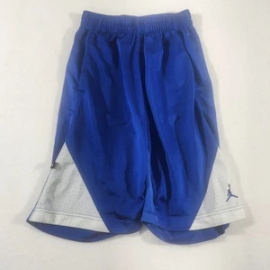 Pantalones Cortos Air Jordan Para Hombre S. Azul Blanco Logo Jumpman Baloncesto Bolsillos De Colección - Imagen 1 de 5