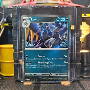 Lokix Cosmos Holo Promo Paradox Rift Pokémon Raro TCG 122/182 Scarlatto e Viola - Foto 1 di 6