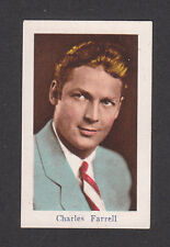 Charles Farrell Rare 1929 - 1930 Movie Film Star Spanish Chocolate Card BHOF