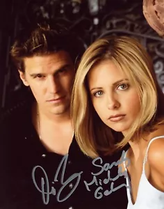 Buffy the Vampire Slayer 8x10 Signed Photo Gellar Boreanaz Beckett JSA Autograph - Picture 1 of 3