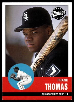 2001 Upper Deck Vintage #137 Frank Thomas Card - Image 1 of 2