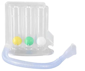 Ejercitador de respiración con 3 pelotas para mejorar la función pulmonar - Imagen 1 de 2