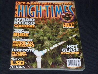 2010 JULY HIGH TIMES MAGAZINE - CYPRESS HILL FRONT COVER - L 20362 - Image 1 of 2