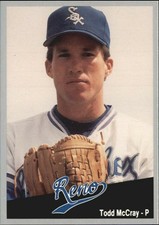 1991 Reno Silver Sox Cal League Cards #18 Todd McCray