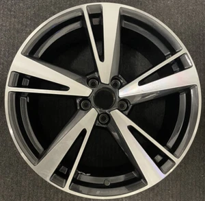 19" AUDI RS3 FACTORY OEM WHEEL RIM FRONT CHARCOAL MACHINED 8V0601025GD/GE/GF - Picture 1 of 11