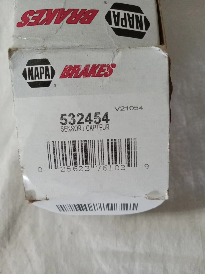 НОВЫЙ ДАТЧИК NAPA ABS 532454 (СПРАВА СПЕРЕДИ) 2010-17 CHEV EQUINOX, GMC TERRAIN - Изображение 1 из 3