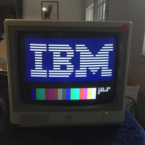Vintage IBM PC JR Color Display 4863 14" Color Computer Monitor - Tested - Picture 1 of 7