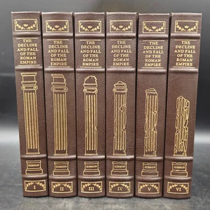Easton Press The Decline and Fall of the Roman Empire Edward Gibbon 6 Vol Set - Picture 1 of 23