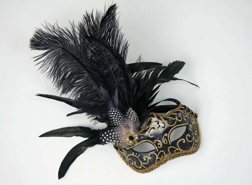 Venezianische Feder Maske - Bild 1 von 1