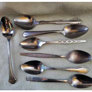 7 cucharas mixtas Tiara ~ Don4 ~ Steamline ~ Spanada ~? ~ Mansfield ~ Aztec-Encore - Imagen 1 de 15