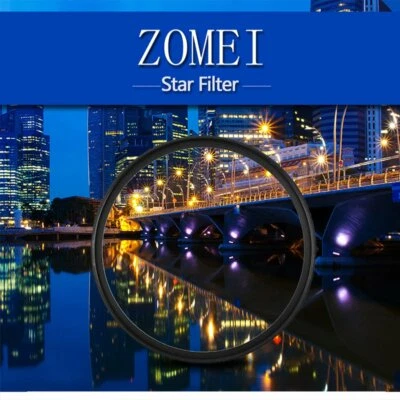 ZOMEI Slim Optical Glass 49-82mm ABS 6-Point Starlight Filter Rotation For Canon - Image 1 of 4