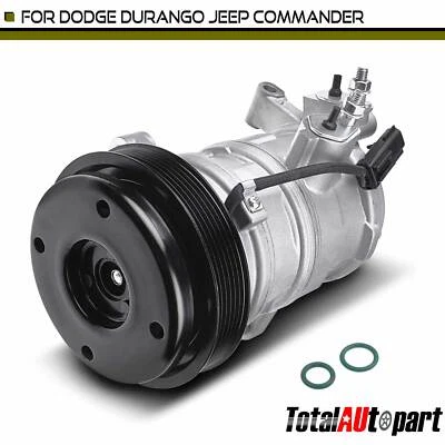 AC Compressor with Clutch for Chrysler Aspen Dodge Jeep Volkswagen 2008-2014 Foto 1 de 4