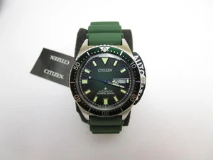 Citizen Men's Promaster Dive Automatic 3-Hand Stainless Steel on Green - Picture 1 of 6