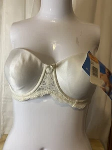 bestform 6503 white invisible strapless bra new with tags size 36c - Picture 1 of 11