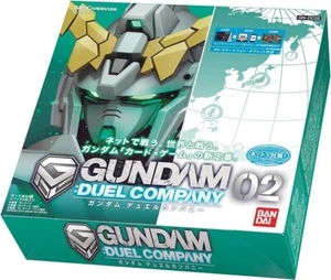Bandai Gundam Duel Company 02 Trading Cards Box (20 Packs) Mecha Robot Anime