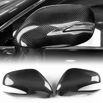 НАСТОЯЩИЕ накладки на боковые зеркала из углеродного волокна для Lexus ES350 S350 250 2008-2012 годов выпуска - Изображение 1 из 4