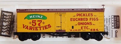 MT N-Scale; 36' madera frigorífico cartelera coche, "HEINZ 57", Foto 1 de 2