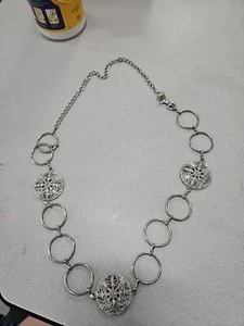 Cinturón de cadena para mujer con eslabones decorativos tallas ajustables - Imagen 1 de 5