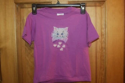 Girls counted cross stitched shirt - Image 1 of 2