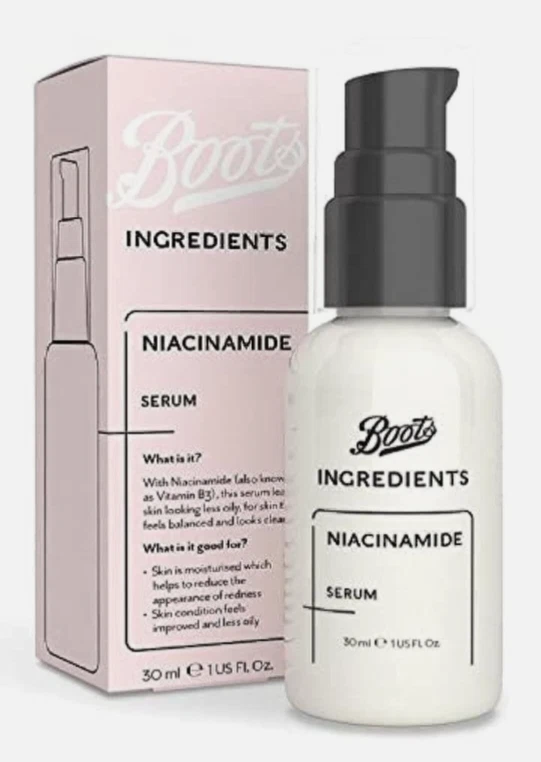 Nuevas botas ingredientes suero de niacinamida antienvejecimiento y blanqueamiento, 1 oz, envío gratuito Foto 1 de 1