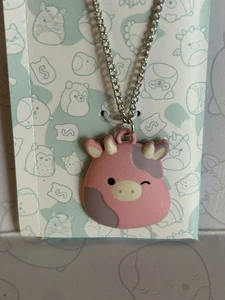 Squishmallow Patty Kuh Halskette Neu - Bild 1 von 3