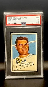 Joe Stydahar 1952 Bowman Small #99 RC PSA 3 HOF Centered Rookie Football Card! - Picture 1 of 2