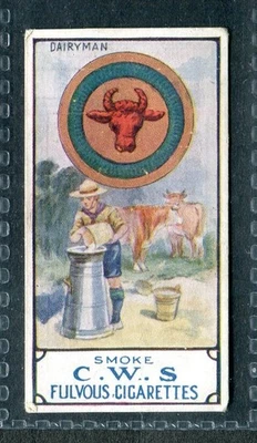 C.W.S. CWS 1912 "BOY SCOUT SERIES #9 DRAYMAN" CIGARETTE CARD - Image 1 of 2