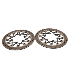 2011 - 2024 SUZUKI GSXR 600 GSXR 750 FRONT BRAKE ROTORS LEFT RIGHT STRAIGHT DISC - Picture 1 of 10