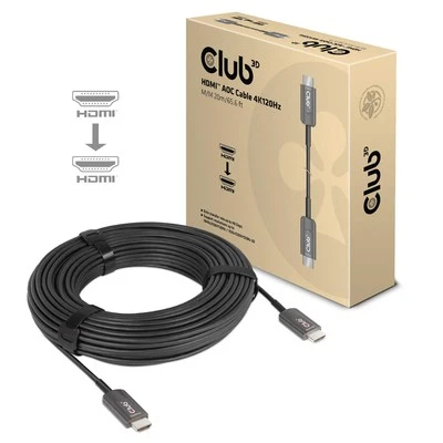 Club 3D HDMI™ AOC Cable 4K120Hz M/M 20 m - Image 1 of 3