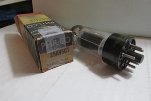 Tubo Philco 25AV5GT vintage - Imagen 1 de 2