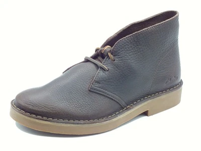 Clarks Desert Bt Evo Dark Brown Polacchine classiche per Uomo in pelle - Imagen 1 de 3