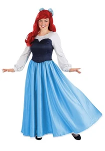Costume vestito donna Disney Ariel blu nuovo taglia L - Foto 1 di 7