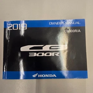 OEM HONDA (2019-2021) CB300R MODEL Owner's Manual  00X31K0AA00 ENGLISH - Bild 1 von 3