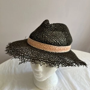 Nooki London CUBA Wide Brim Hat Sun Cap, Brown. Size Small - Picture 1 of 10
