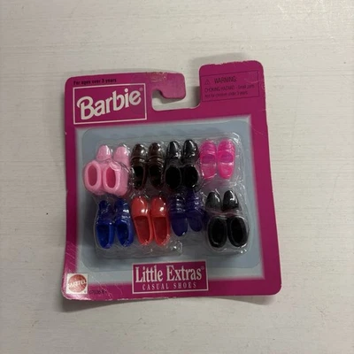 Barbie Shoes - "NOS" By Mattel Set " Little Extras"67036-84~*~8 Pair - Image 1 of 2