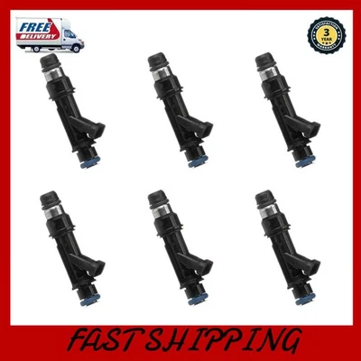 6PCS Fuel Injector For 2000-02 Pontiac Firebird 3.8L 2000-2005 Chevrolet Impala - Image 1 of 4