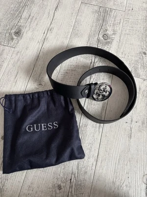 Original Guess Gürtel Damen Leder Schwarz  M 38 - Bild 1 von 3