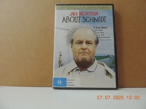 About Schmidt (DVD, 2002) region 4 brand new and sealed free postage - Picture 1 of 2