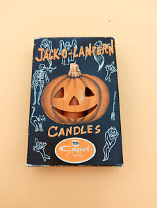 Capri Candles Jack-o-lantern Candles Rare In Original Box