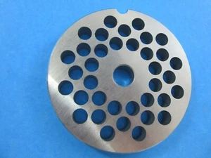 #22 x 5/16" orificios ACERO INOXIDABLE molinillo de alimentos placa disco Hobart TorRey LEM etc. - Imagen 1 de 1