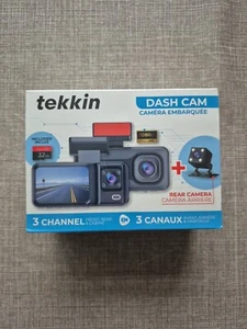 Tekkin 3 Kanal HD Dashcam - Brandneu & Versiegelt Kostenloser Versand - Bild 1 von 2