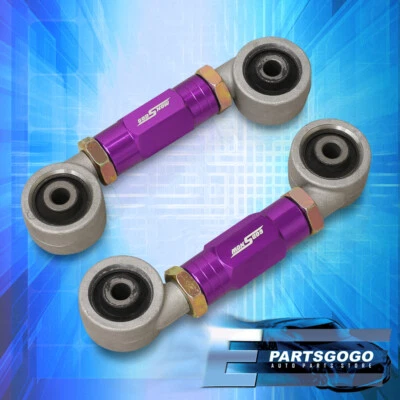 For 88-00 Civic EF EG EK / 90-01 Integra DC Rear JDM Control Toe Arms Kit Purple Foto 1 de 3