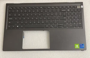 Dell Vostro 15 - 5510 / 5515 Palmrest US Backlit Keyboard Y64G2 0Y64G2 S1 T4 - Picture 1 of 12