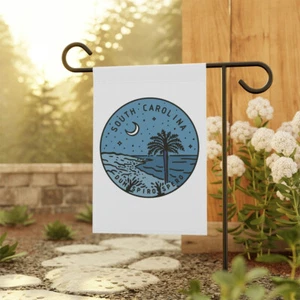 South Carolina State Flag Garden & House Banner in Two Sizes - Picture 1 of 11
