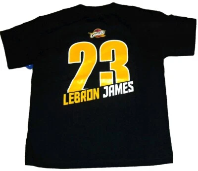 Camiseta Lebron James Cleveland Cavaliers meninos crianças jovens tamanho. 8-10 Grande Novo  - Imagem 1 de 3