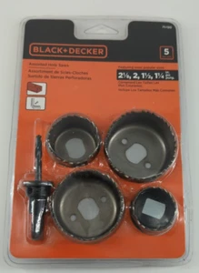 Black & Decker Hole Saw Kit Assorted 5-Piece #71-120 New - Picture 1 of 5