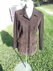 Mng Genuine Leather Jacket Size S Brown